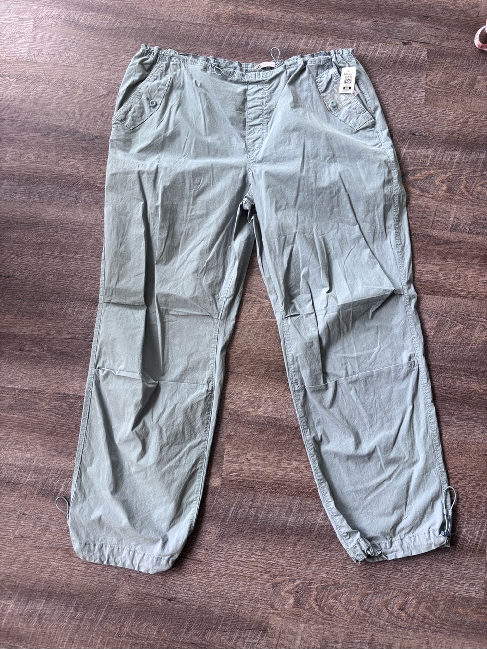 New!! SO Women’s Light Blue/Grey Hi Rise Cargo Pants 2X/3X